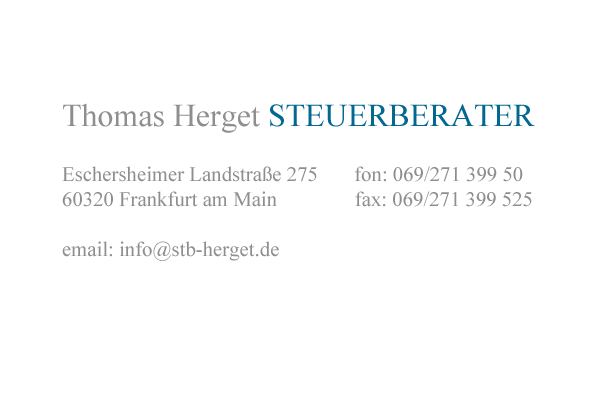 Thomas Herget Steuerberater